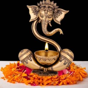 Brass Ganesh Diya